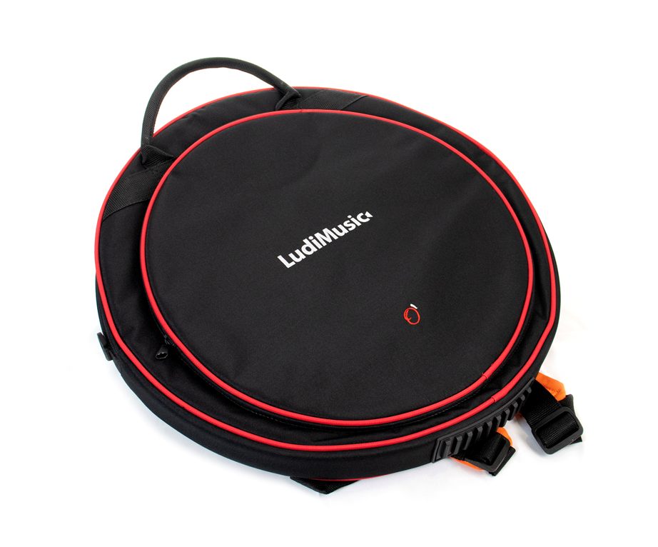 Ludimusic Logo Black Cymbal Bag With shoulder straps 18"