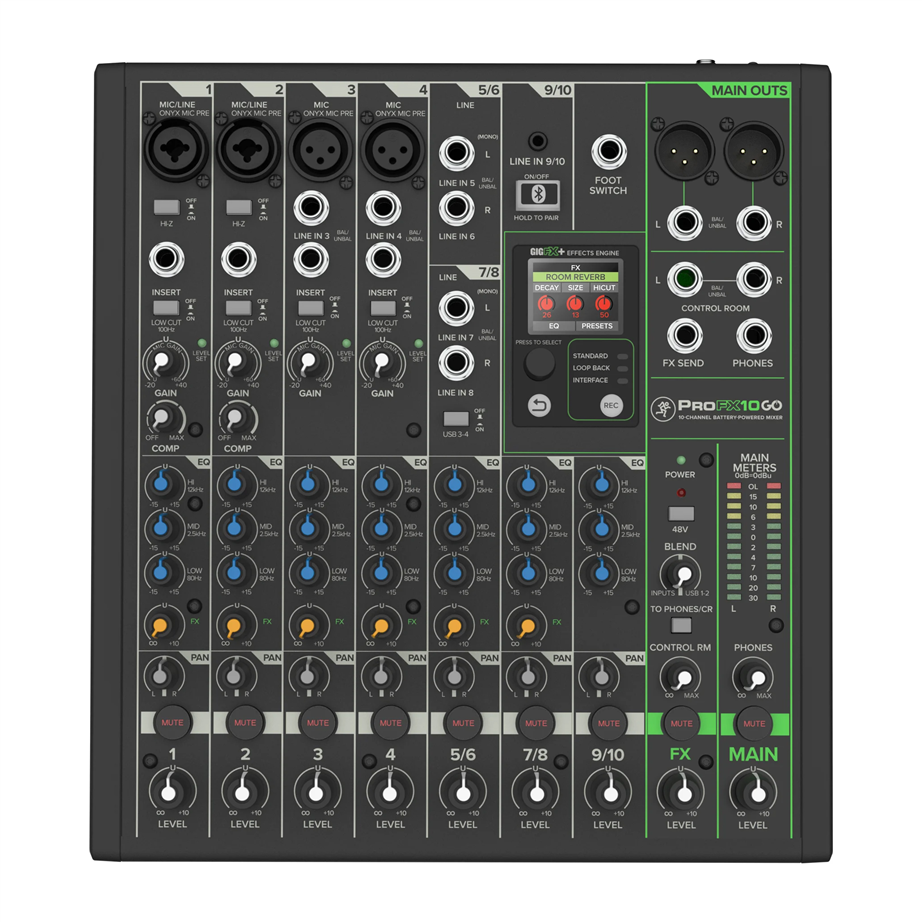 Mesa de Mistura Mackie PROFX10 GO