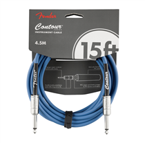 Fender Contour™ Series Instrument Cable Lake Placid Blue 15 ft