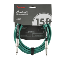 Fender Contour™ Series Instrument Cable Sherwood Green 15 ft