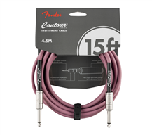 Fender Contour™ Series Instrument Cable Burgundy Mist 15 ft