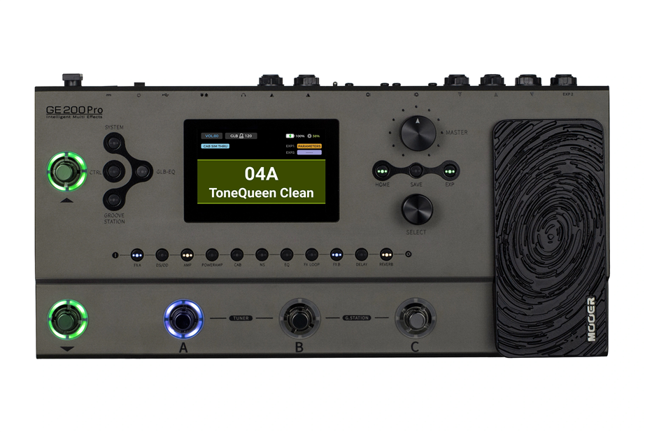 Pedal de Efectos para Guitarra Eléctrica MOOER GE200 PRO