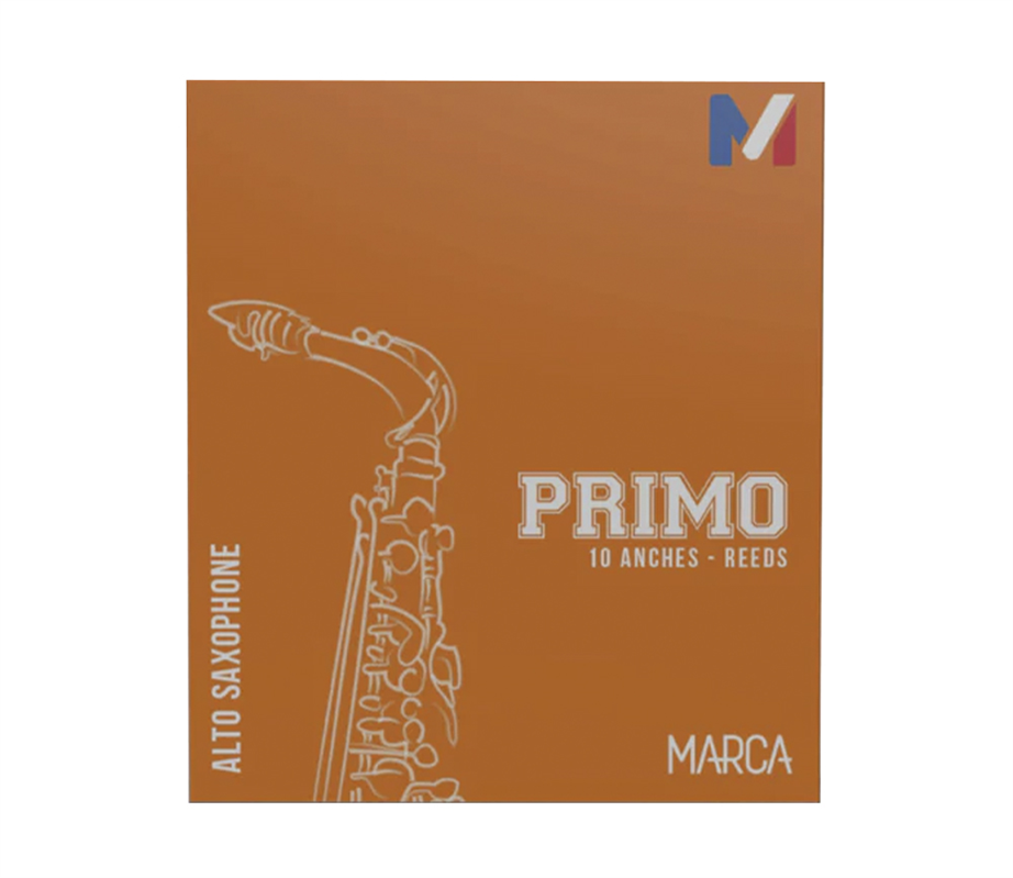 Palheta Sax Alto 2.5 Marca Primo Cx 10-Un