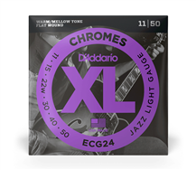 D'Addario ECG24 Chrome Flat Wound 011-050 Electric guitar strings