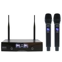 PowerAcoustics MW 200 MH Dual Wireless Handheld Microphone