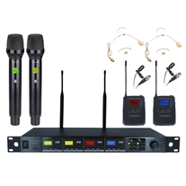 Definitive Audio TD 400 MH/PT 4 Channels Wireless Microphone System