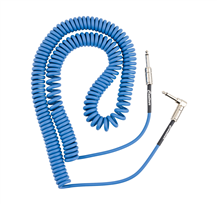 Fender Contour Series Coil Cable Lake Placid Blue 30ft