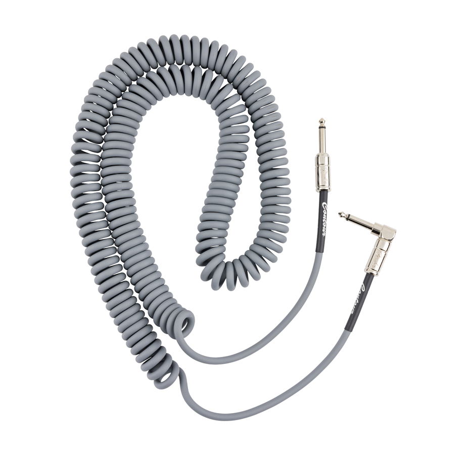 Fender Contour Series Coil Cable Inca Silver 30ft