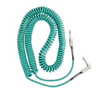 Fender Contour Series Coil Cable Sherwood Green 30ft