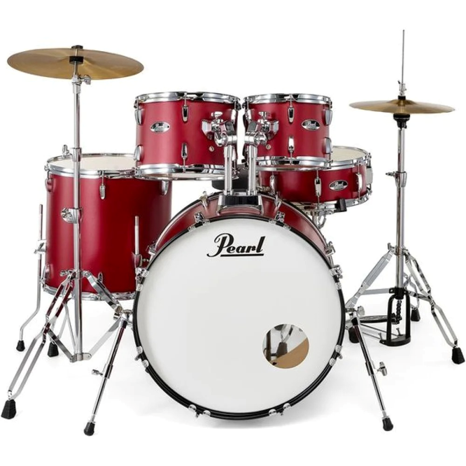 Pearl Roadshow RS505C Drumkit Matte Red