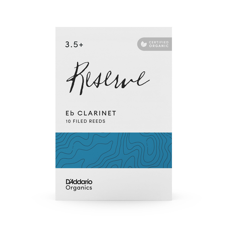D'Addario Organic Reserve 3.5 Eb Clarinet Reed 10-Unit Pack