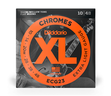 D'Addario ECG23 Chrome Flat Wound 010-048 Electric Guitar Strings