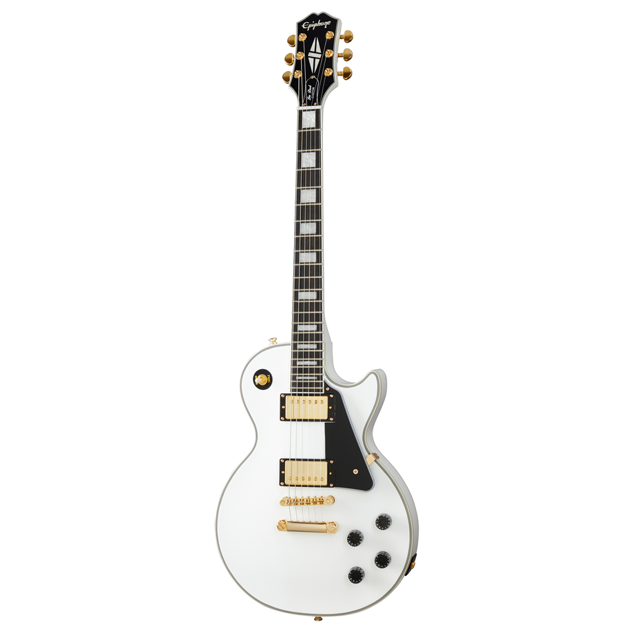 Epiphone Les Paul Custom Alpine White (Incl. Premium Gig Bag)