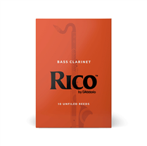 D'Addario Rico Unfiled 2.5 Bass Clarinet Reed 10-Unit Pack