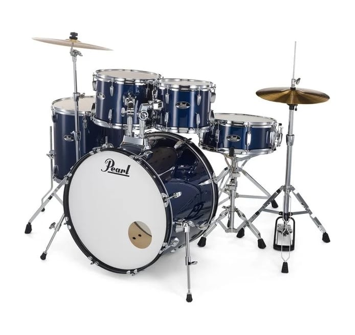 Pearl Roadshow RS505C Royal Blue Metallic Drumkit