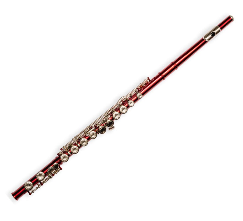 Taylor Collins FL-538 Transverse Flute Red
