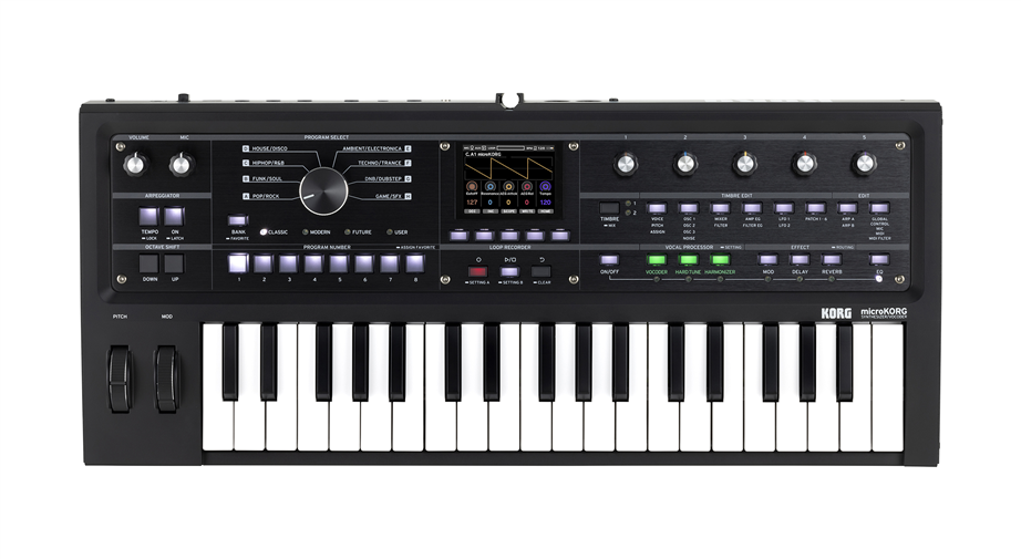 Korg microKORG2 MBK Synthesizer Metallic Black