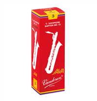 Vandoren Java Filed Red Cut 3.0 Baritone Sax Reed