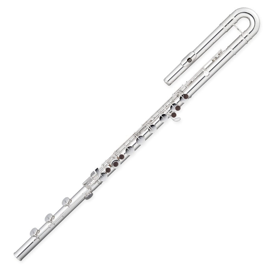 Flauta Transversal Baixo Pearl PFB-305BE Prateada
