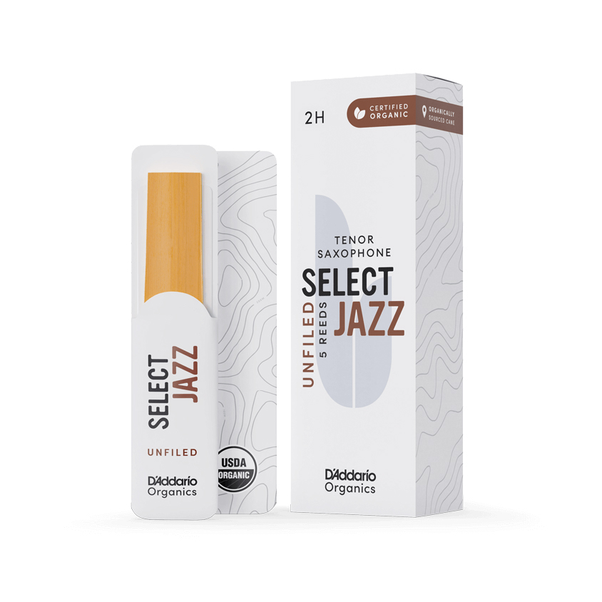 Daddario Organic Select Jazz Unfiled 2.H 5 UN Tenor Sax Reed