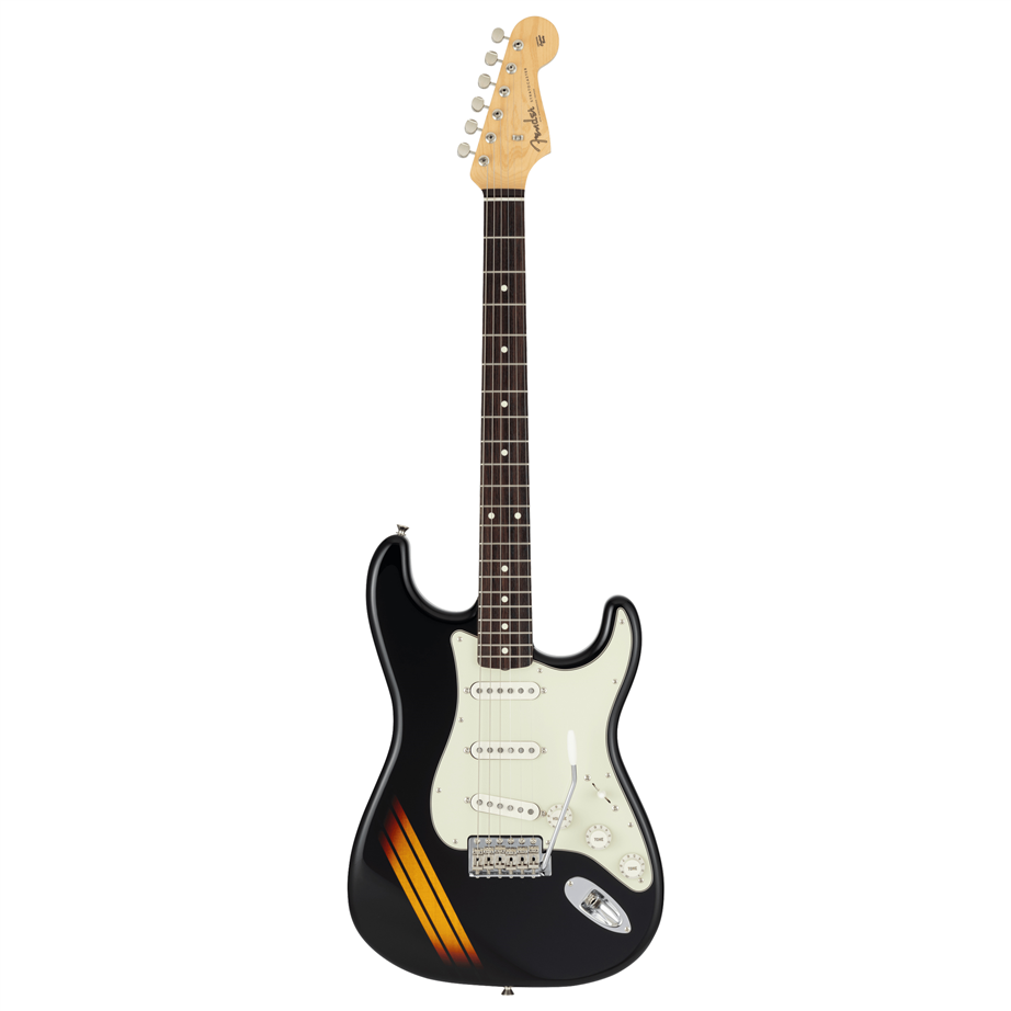 Fender Made in Japan Traditional 2025 Collection 60s Strat Competition Black/3-Color Sunburst