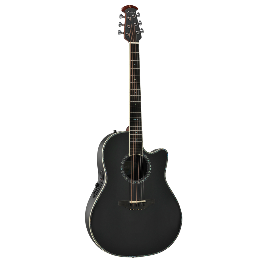 Ovation Custom Balladeer 2762BL-5-G Roundback Electric Acoustic Guitar