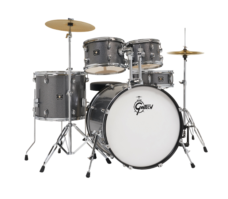 Gretsch Renegade Grey Sparkle 22" Drumkit