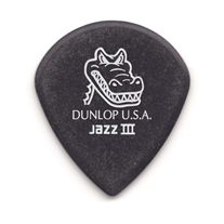 Palhetas Jim Dunlop Gator Grip Jazz III 6 un