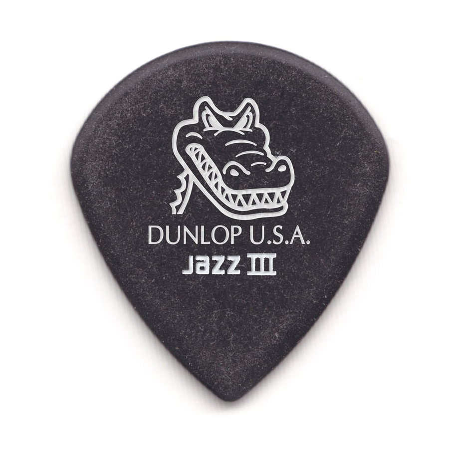 Jim Dunlop Gator Grip Jazz III 6 un Picks