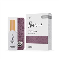 Daddario Reserve Classic Organic 3.5+ 10 UN Bb Clarinet Reed