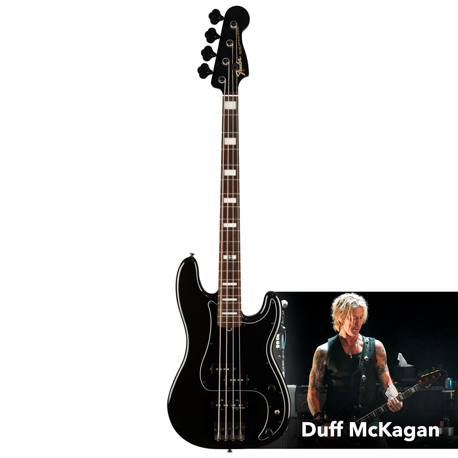 Fender Duff McKagan Deluxe Precision Bass RW Black