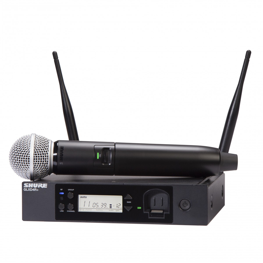 Microfone de Mão sem Fios Shure GLXD24+E/SM58-Z4