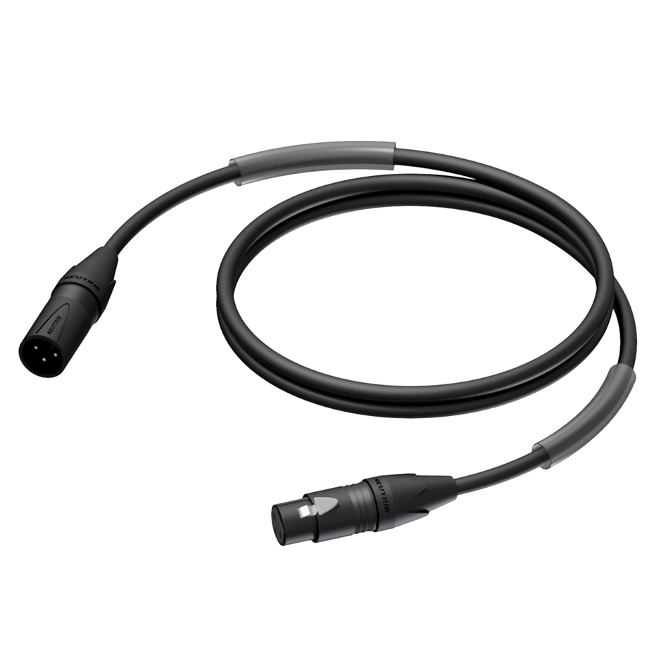 Procab PRA902/1.5 Microphone Cable Highflex Neutrik 1.5mt