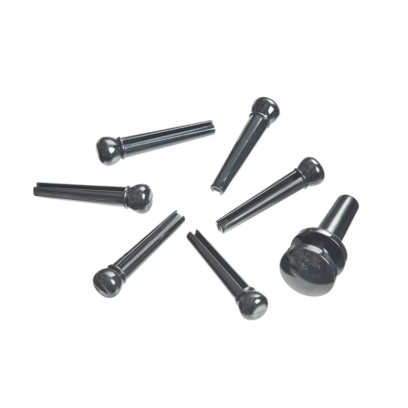 D'Addario PWPS10 Thermoplastic Acoustic Guitar Pin Black