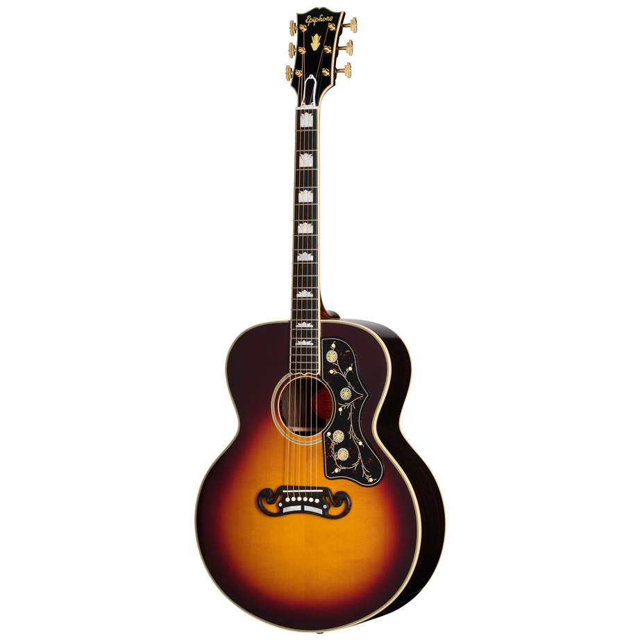 Epiphone Pre-War SJ-200 Rosewood Reissue (Incl. Hard Case) Vintage Sunburst