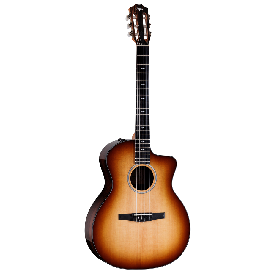 Taylor Sunset Blvd 214ce-N Plus Rswd/Spruce SEB Shaded Edgeburst