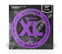 D'Addario ECG247 Chrome Flat Wound 011-065 Electric guitar strings