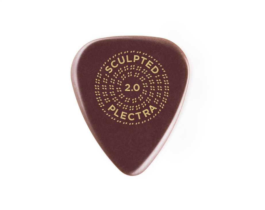 Jim Dunlop 511P.2.00 Primetone 2.00 mm Standard Smooth 3 Pack Pick