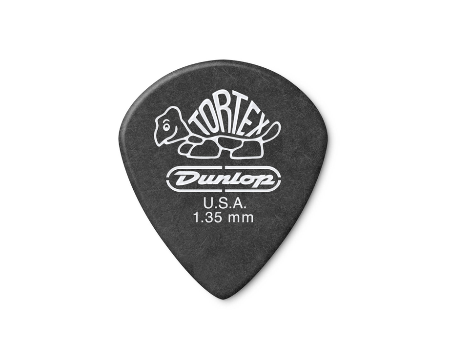 Jim Dunlop Tortex Pitchblack Jazz III 1,35 mm 12-Pack Picks