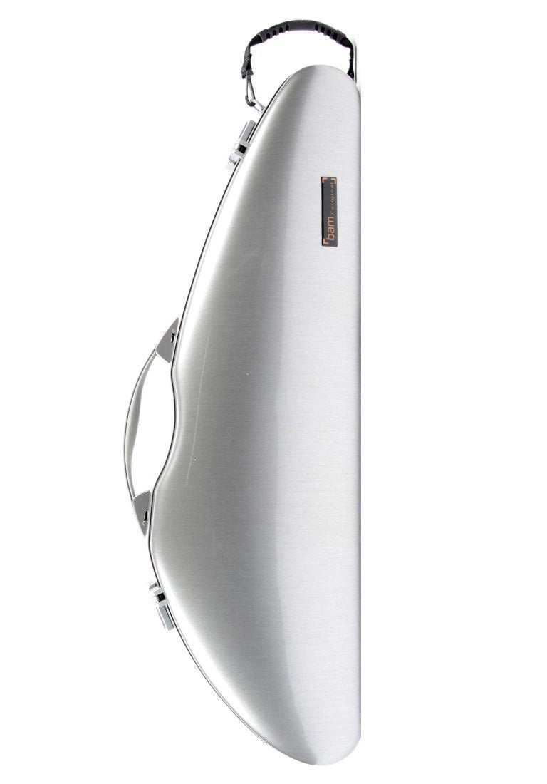 BAM DEF2000XLA Slim La Défense Hightech Brushed Aluminium Violin Case