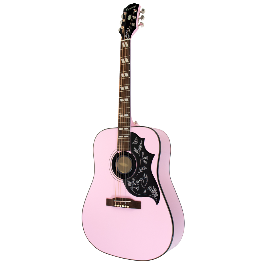 Epiphone Hummingbird Studio Pink