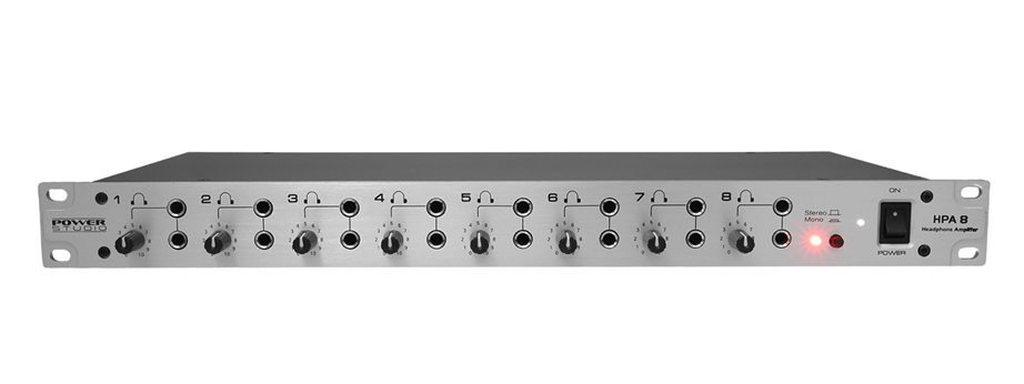 PowerStudio HPA 8 8 8 channels Headphones Amp