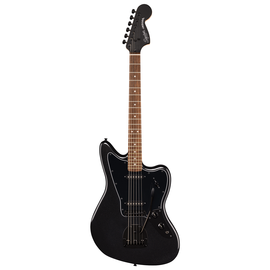 Fender Squier FSR Affinity Jaguar LRL Metallic Black Guitar