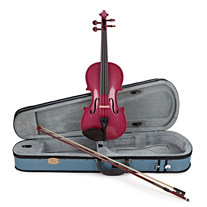 Stentor Harlequin 4/4 Metallic Dark Pink Violin