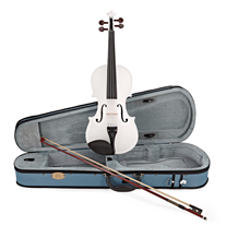 Stentor Harlequin 4/4 Metallic White Violin