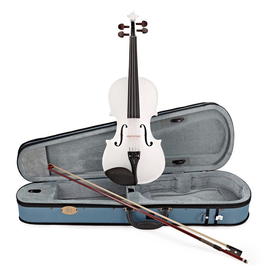 Stentor Harlequin 4/4 Metallic White Violin
