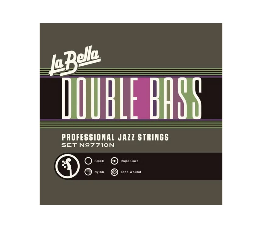 LaBella 7710N Black Nylon Double-bass Strings