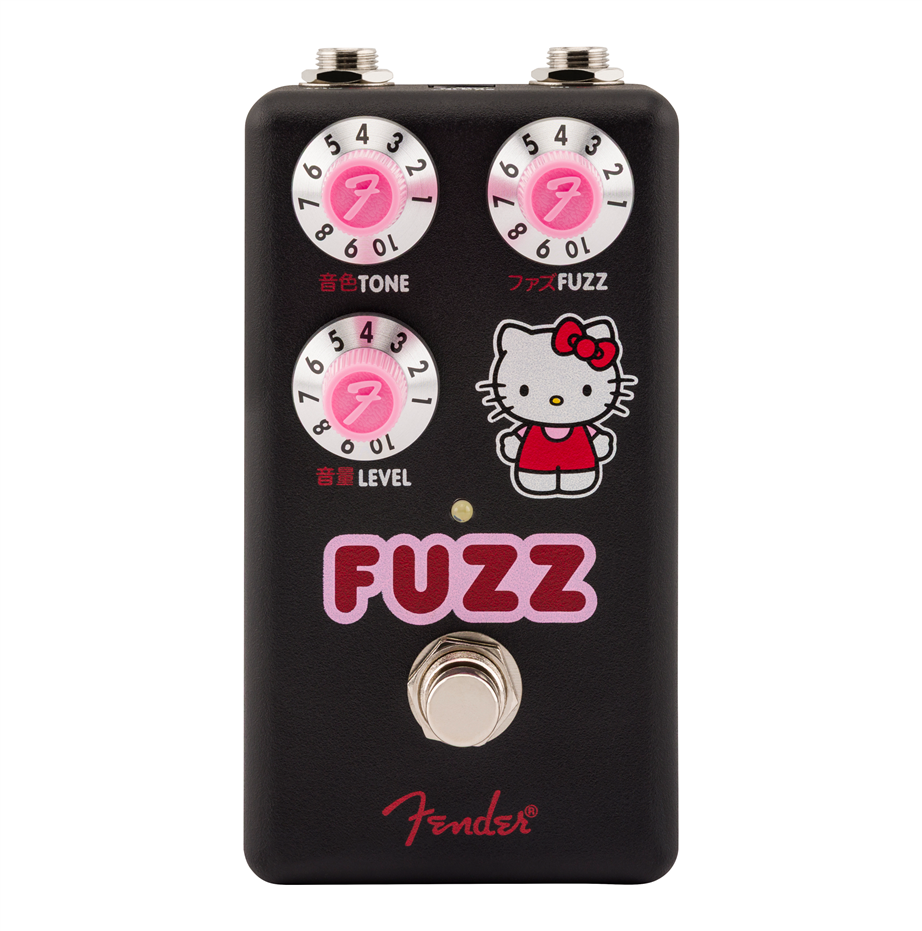 Fender Hello Kitty Fuzz Black Guitar Pedal