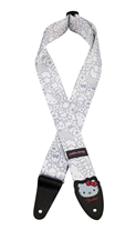 Correia de Guitarra Fender Hello Kitty Poly Branca