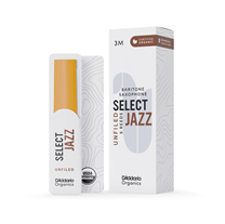 Daddario Organic Select Jazz Unfiled 3.M 5 UN Baritone Sax Reed